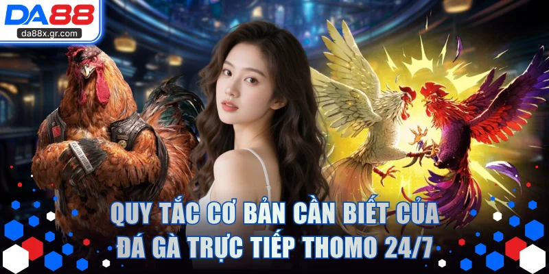 Quy tắc cơ bản cần biết của đá gà trực tiếp Thomo 24/7
